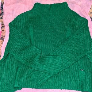 Green sweater